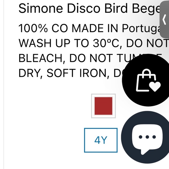 Skirt with Black Polka Dots. Simone disco bird by boutique brand Wolf and Rita - Picture 4 of 5